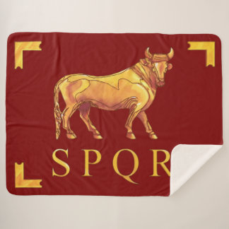 Vexilla SPQR Bull Sherpa Deken