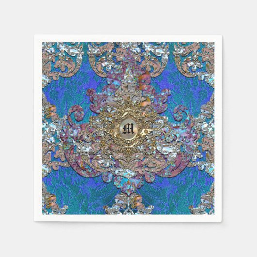 Veyla Joy Elegant Monogram Servet (Voorkant)