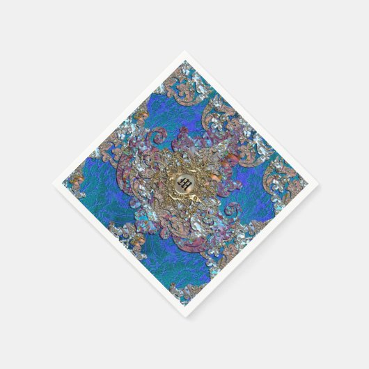 Veyla Joy Elegant Monogram Servet (Hoek)