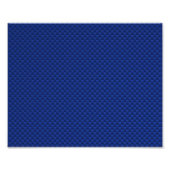 Vezel van de Koolstof van het accent de Blauwe Foto Afdruk (Voorkant)