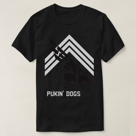 VF143 PUKIN DOGS SANS REPROACHE T-SHIRT (Design voorkant)