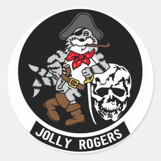 VF-103 Jolly Rogers Sticker (Voorkant)