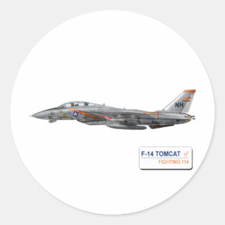 VF-114 Aardvarken Ronde Sticker