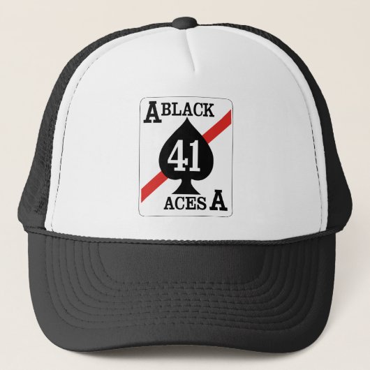 VF-41 Black Aces Trucker Pet (Voorkant)