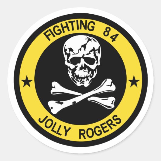 VF-84 Jolly Rogers Sticker (Voorkant)