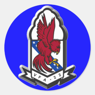 VFA22 RONDE STICKER