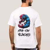 VFA-131 WILDCATS F/A-18A T-SHIRT (Achterkant)