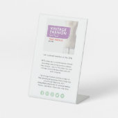 VFG Membre Fier Panneau de la table (Recto)