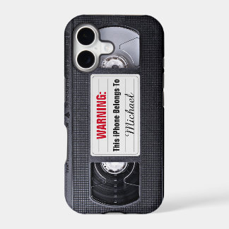 VHS Cassettebandje Gepersonaliseerde Naam Tekst