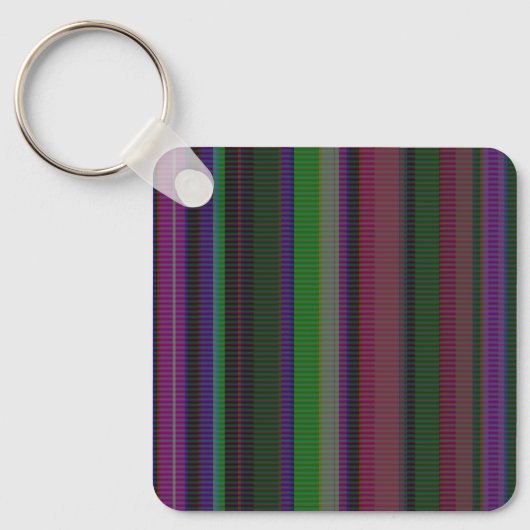 VHS Glitch Variant 1 Sleutelhanger (Voorkant)