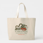 VHS - Grote Canvas tas (Achterkant)