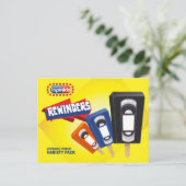  VHS Ice Pop Parodie Briefkaart (Staand voorkant)