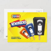  VHS Ice Pop Parodie Briefkaart (Voorkant / Achterkant)