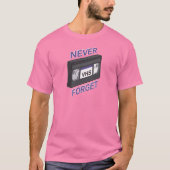 VHS, nooit vergeten T-shirt (Voorkant)