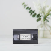 VHS, retro-stijl, kijk Visitekaartje (Staand voorkant)
