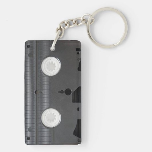 VHS-tape Sleutelhanger (achterkant)