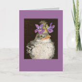 Vi la carte bébé mockingbird (Devant)