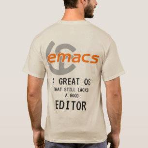 VI versus Emacs T-shirt
