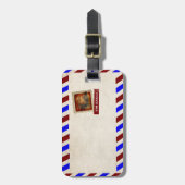 via eagle bagagelabel (Voorkant verticaal)