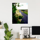 Via Floral Poster (Thuiskantoor)