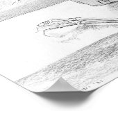 "Via het raam" door het Poster Christiane Cegavske (Hoek)