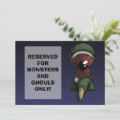 Via het toetsenbord, uitnodiging (Staand voorkant)