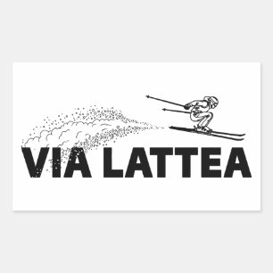 Via Lattea Schansspringer Rechthoekige Sticker
