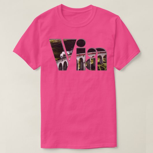 Via T-shirt (Design voorkant)