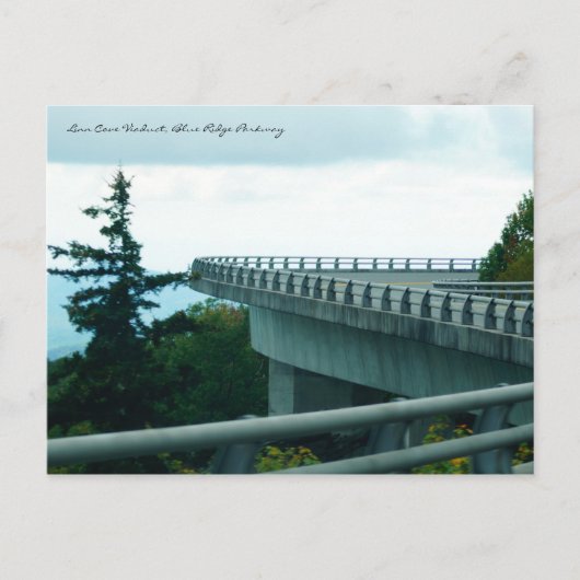 Viaduc Linn Cove, carte postale Blue Ridge Parkway (Devant)