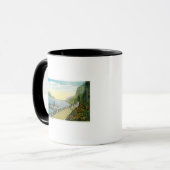 Viaduct Near Multnomah Herfsten, Columbia River Mok (Voorkant links)