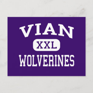 Vian - Wolverines - High School - Vian Oklahoma Briefkaart