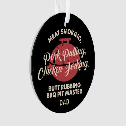 Viande moderne Fumer BBQ Pit Master Papa (devant)