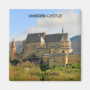 VIANDEN CASTLE, LUXEMBURG MAGNEET