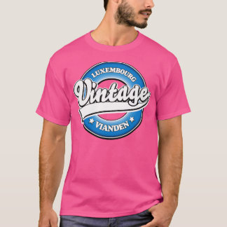 Vianden luxembourg retro t-shirt
