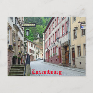 Vianden, Luxemburgse straatscène Briefkaart