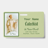 Viator van Lyon de Catechist (BF 02) Badge (Achterkant)