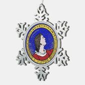 Viator van Lyon de Catechist (LD 01) Tin Sneeuwvlok Ornament (Rechts)