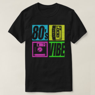 Vibe 1980s Mode 80 Theme Party 80 T-shirt