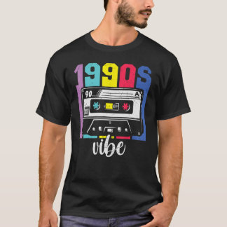 Vibe 90s Costume Retro  90u2019s T-shirt