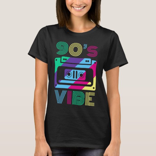 Vibe 90's 'Thed Party Outfit Mam Pap' T-shirt (Voorkant)