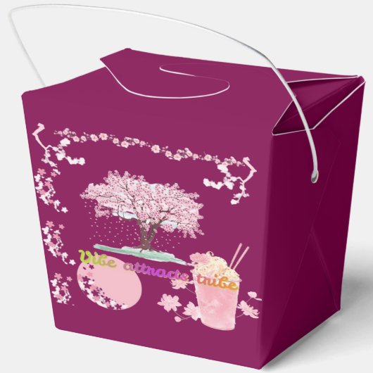 Vibe Attracts Tribe wine Bedankdoosjes (Achterkant)