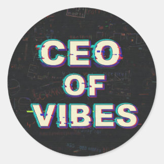 VIBE CEO PROTOCOL - Reality Glitch (Instant Aura U Ronde Sticker