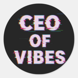 VIBE CEO PROTOCOL - Reality Glitch (Instant Aura U Ronde Sticker