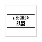 Vibe Check: PASS Self-Ink Stamp Zelfinktende Stempel (Design)