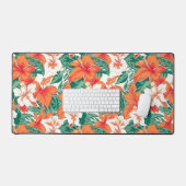 Vibe hawaïenne Motif de fleurs tropicales (Clavier et souris)