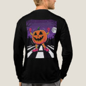 Vibe me Jack-o-lantern Tshirt met lange mouwen (Achterkant volledig)