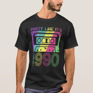 Vibe  Negentig, zoals in 1990 Retro T-shirt