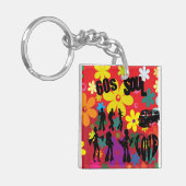 Vibe uit 1960 sleutelhanger (Voorkant Links)