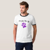 Vibes à mâchoires Pet papa T-shirt rétro (Devant entier)