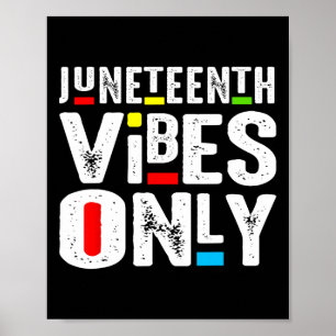 Vibes alleen 1865 Onafhankelijkheidsdag Poster